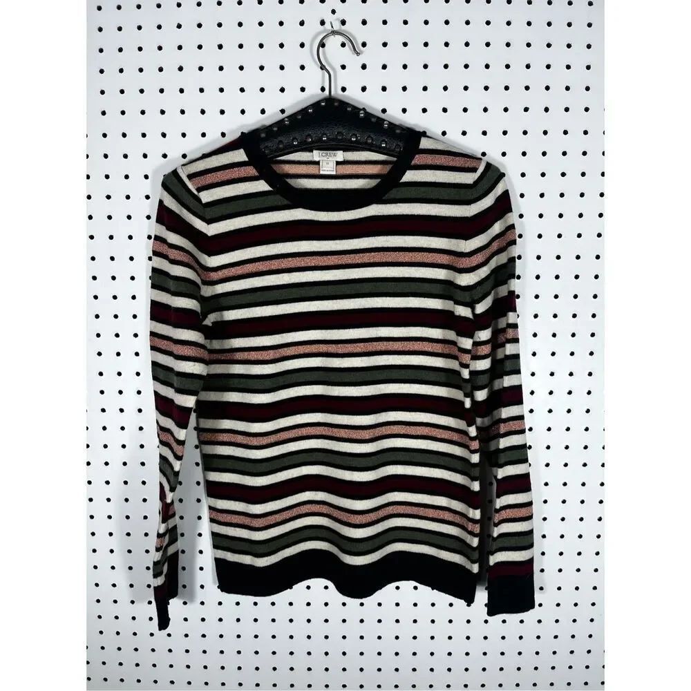 J.Crew striped crewneck sweater size xs